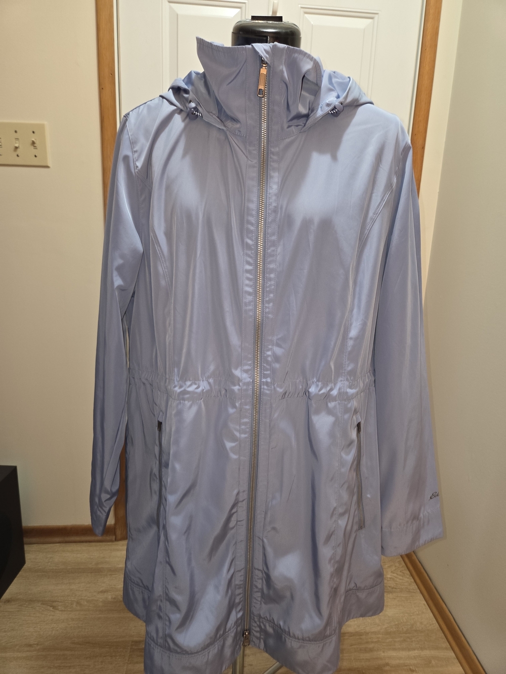 Light Blue Women’s Hooded  Jacket